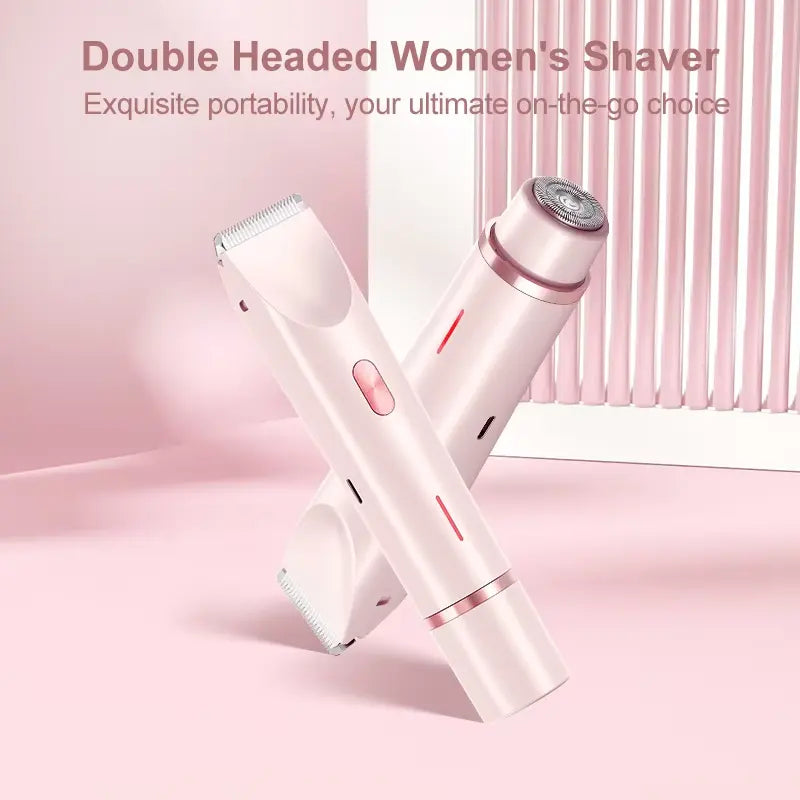 Arcticvo 2 in 1 Women's Electric Shaver Dual Head Bikini Trimmer