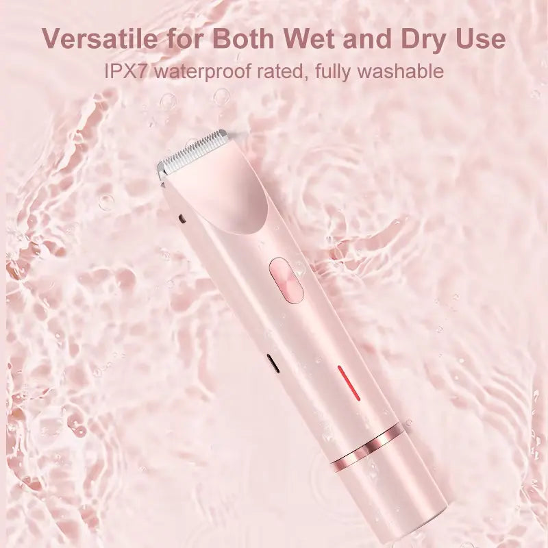 Arcticvo 2 in 1 Women's Electric Shaver Dual Head Bikini Trimmer