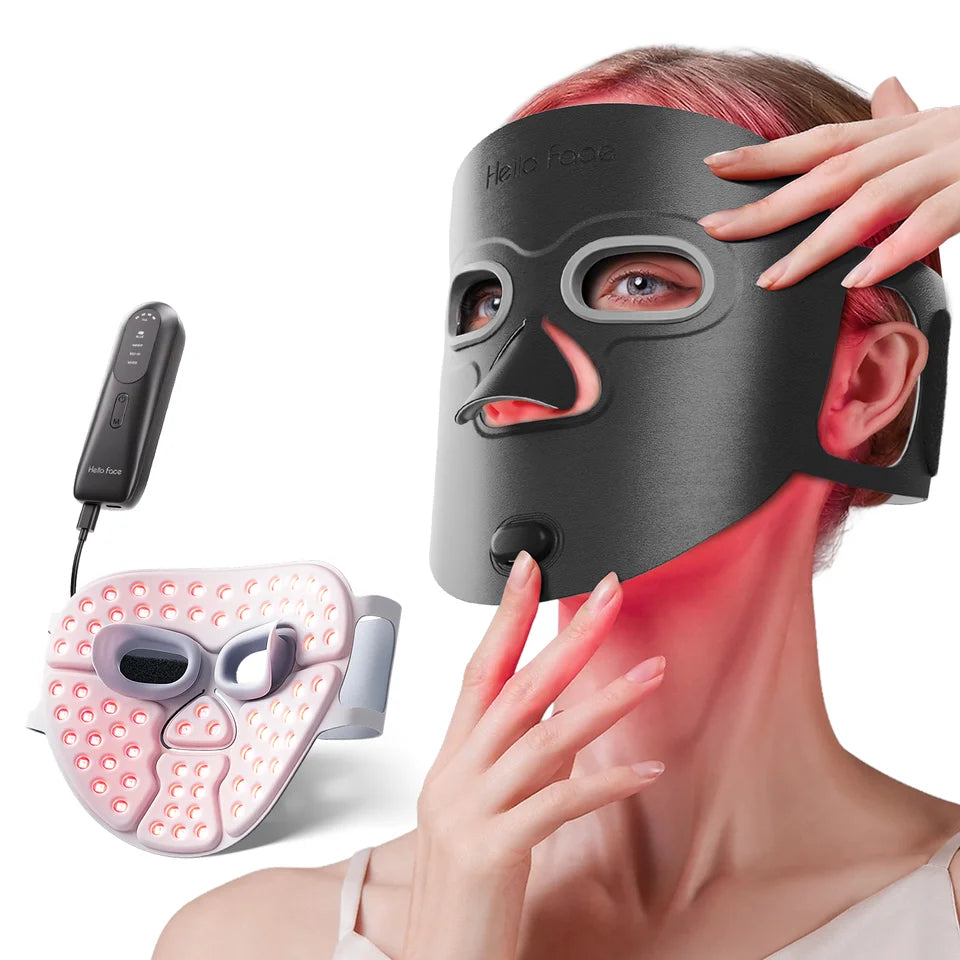 Arcticvo LED Light Therapy Face Mask - black colorway